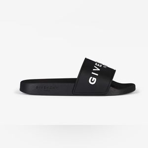BRAND NEW GIVENCHY Women Slide sandals in rubber. Size 36 in BLACK